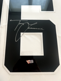 Trevor Lawrence Signed Autographed Jersey Framed to 32x40 Fanatics