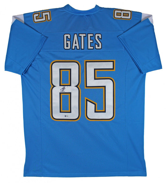 Antonio Gates Signed San Diego Chargers Jersey (Beckett COA) 8xPro Bowl TE