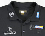 John Daly Authentic Signed Match Worn Black Loudmouth Polo Shirt BAS #BK84777