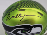 WALTER JONES AUTOGRAPHED SEAHAWKS FLASH GREEN SPEED MINI HELMET MCS HOLO 203087