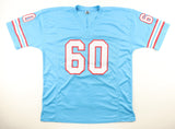 Robert Brazile & Charlie Joiner Signed Hall of Fame Houston Oilers Jersey (JSA)
