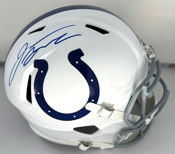 Indy Colts JONATHAN TAYLOR Signed Riddell Full Size Replica Helmet AUTO - FAN