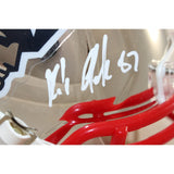 Rob Gronkowski Autographed/Signed Tampa Bay Buccaneers Chrome Mini Helmet 55789