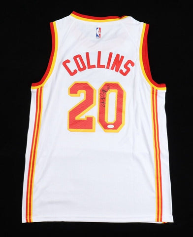 John Collins Signed Atlanta Hawk Nike Style Jersey (JSA COA) 2017 1st Round Pick