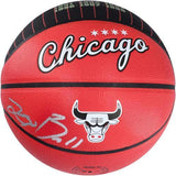 Lonzo Ball Chicago Bulls Signed Wilson City Edition Collectors Basketball