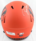 Boomer Esiason Autographed Bengals F/S Rave Speed Helmet - Beckett W Hologram