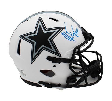 Jake Ferguson Signed Dallas Cowboys Speed Authentic Lunar NFL Helmet
