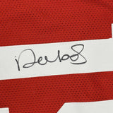 Autographed/Signed DEEBO SAMUEL San Francisco Red Jersey JSA COA Auto