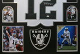 FRAMED OAKLAND RAIDERS RICH GANNON AUTOGRAPHED SIGNED JERSEY JSA COA