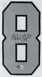 Michael Mayer Authentic Signed White Color Rush Pro Style Jersey BAS Witnessed