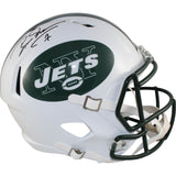 Boomer Esiason Autographed New York Jets F/S TB Helmet Beckett Witness 50931