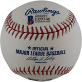 Nolan Arenado Autographed/Signed Colorado Rockies OML Baseball Beckett 51563