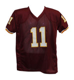 Alex Smith Autographed/Signed Pro Style Red XL Jersey BAS 31734