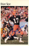 Brian Sipe Autographed Cleveland Browns Mini Poster 2/50 BAS 46146