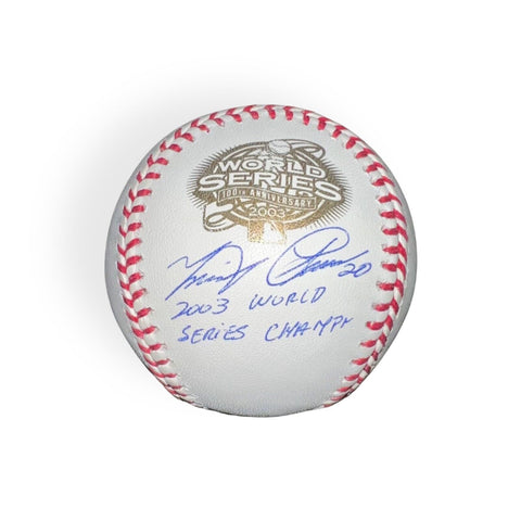 Miguel Cabrera Signed Autographed 2003 World Series OMLB Baseball w/ WS Insc BAS