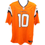Bo Nix Autographed/Signed Denver Broncos Orange Nike Jersey sz XL Beckett 47529