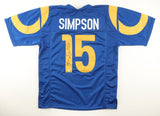 Ty Simpson Signed Los Angeles Rams Jersey (JSA) 2026 1st Rnd Pck / Q.B /Bama