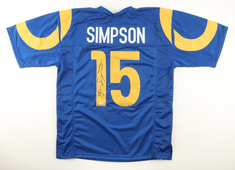 Ty Simpson Signed Los Angeles Rams Jersey (JSA) 2026 1st Rnd Pck / Q.B /Bama
