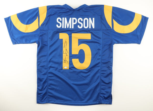 Ty Simpson Signed Los Angeles Rams Jersey (JSA) 2026 1st Rnd Pck / Q.B /Bama