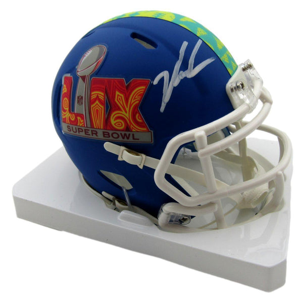 Jalen Carter Signed/Autographed Super Bowl 59 Mini Helmet Eagles PSA/DNA 193665