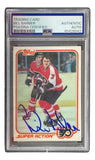 Bill Barber Signed 1981 Topps #123 Philadelphia Flyers Card PSA