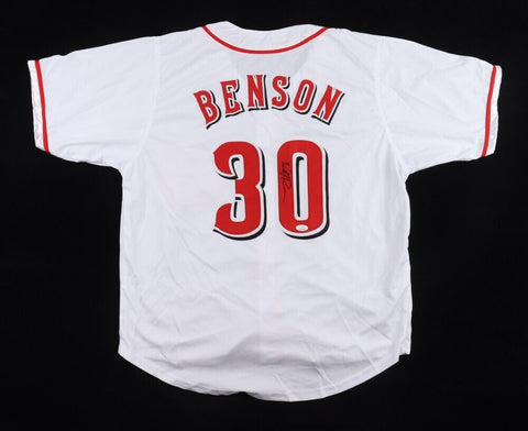 Will Benson Signed Cincinnati Reds Jersey (JSA) Reds Rookie Outfielder