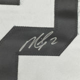 FRAMED Autographed/Signed MICHAEL MIKE VICK 33x42 Pittsburgh BB Jersey PSA COA