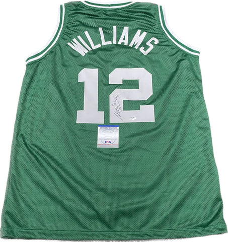 Grant Williams signed jersey PSA/DNA Boston Celtics Autographed Green