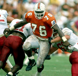 Warren Sapp Signed Miami Hurricanes 36"x 39" Framed Jersey (Beckett) Def. Tackle