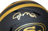 Joe Montana Autographed San Francisco 49ers eclipse Mini Helmet JSA 40321