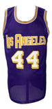 Jerry West Signed Purple Pro-Style Basketball Jersey JSA