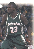 Jason Richardson Signed Michigan State Spartans Jersey (Beckett) 2000 NCAA Champ