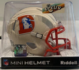 Riddell Denver Broncos Alt. Mini Helmet - Retro (2026 Design) "D" and Script