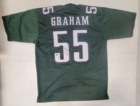 BRANDON GRAHAM SIGNED PRO STYLE CUSTOM XL JERSEY WITH BECKETT QR COA