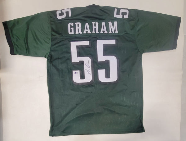 BRANDON GRAHAM SIGNED PRO STYLE CUSTOM XL JERSEY WITH BECKETT QR COA