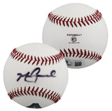 D-Backs Mark Grace Authentic Signed Logo Fotoball Baseball BAS #BV70357