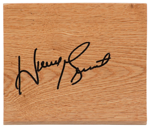 Horace Grant (BULLS) Signed 5x6 Wood Floor Piece - (SCHWARTZ COA)
