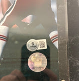 Karl Mecklenburg Autographed 8x10 Photo with Plaque -- Denver Broncos BAS COA