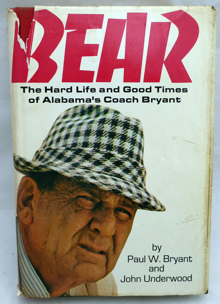 Paul "Bear" Bryant Autographed Book Alabama Crimson Tide Beckett BAS QR #AC74563