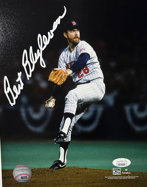 Minn Twins Hall of Famer BERT BLYLEVEN Signed 8x10 photo #1 AUTO - JSA