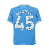 Mario Balotelli Signed Manchester City Soccer Jersey #45 with Beckett COA