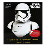 John Boyega Autographed Star Wars First Order Stormtrooper 1/2 Bust with FN-2187