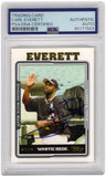Carl Everett Signed White Sox 2005 Topps Baseball Trading Card #407 -(PSA/DNA)