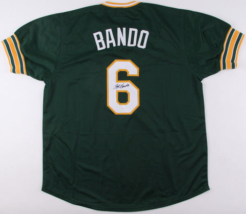 Sal Bando Signed Athletics Jersey (JSA COA) 3xWorld Series Champion 1972-1974