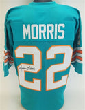 Mercury Morris Signed Miami Dolphins Jersey (JSA COA) 1972 Undefeated 17-0 Team
