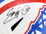 Eddie George Earl Campbell Autographed Oilers F/S Speed Helmet- Fanatics Beckett