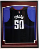 Aaron Gordon Autographed Nuggets Nike Jersey Framed, Suede Matting (Beckett COA)