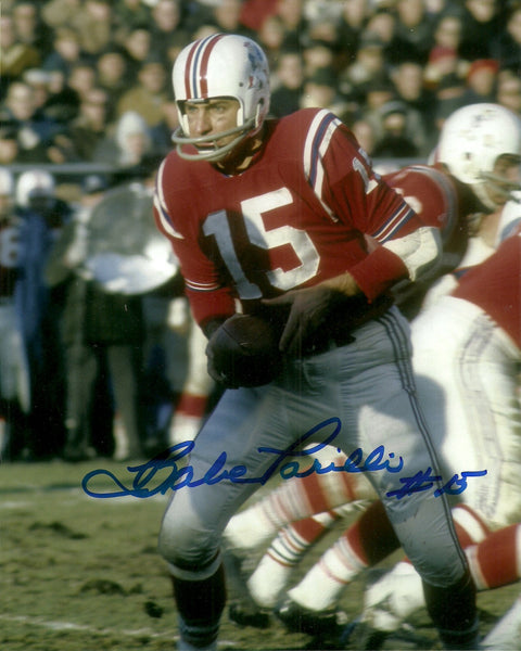 NE Patriots quarterback BABE PARILLI Signed 8x10 Photo #2 AUTO - 1963-67