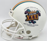 Reggie White & Brett Favre Autographed Packers White Full Size Authentic Super B