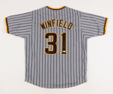 Dave Winfield Signed San Diego Padres Jersey (JSA) 12xAll Star Outfielder /HOFer
